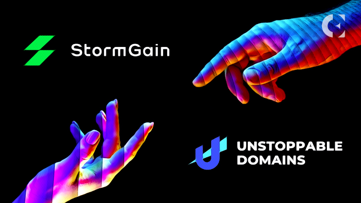 StormGain Pronounces Revolutionary Partnership with Unstoppable Domains