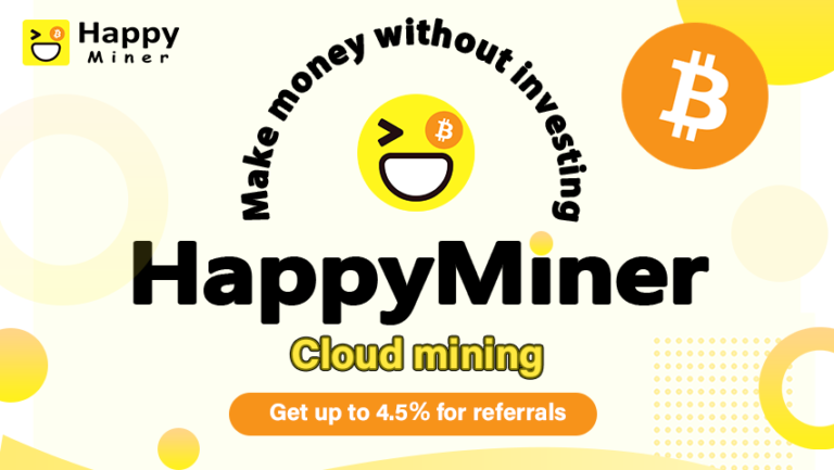 HappyMiner affords worthwhile cloud mining companies to generate profits with Bitcoin Mining