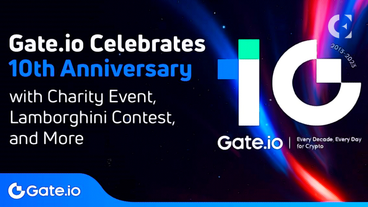 Gate.io celebrates its tenth anniversary with a charity occasion, Lamborghini competitors and extra