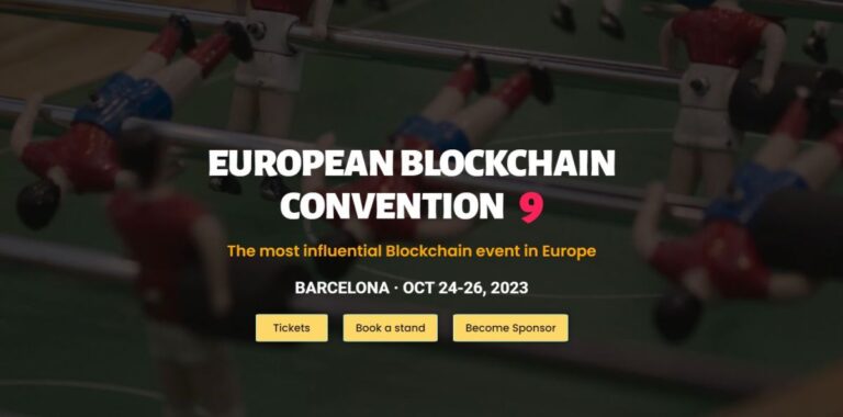 European Blockchain Conference 9, which would be the largest Blockchain occasion in Europe at 2H 2023